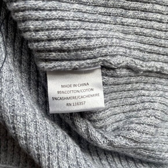 Zachary Prell Mens Higgins Pullover Sweater Size XXL Cotton Cashmere Quarter Zip - Picture 6 of 7